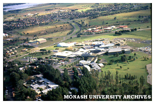 Aerial view of Gippsland campus
