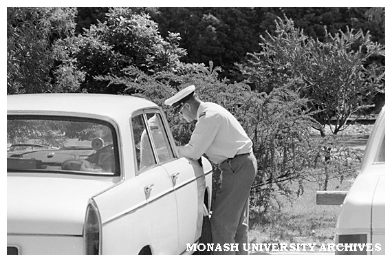 Parking Attendant at work