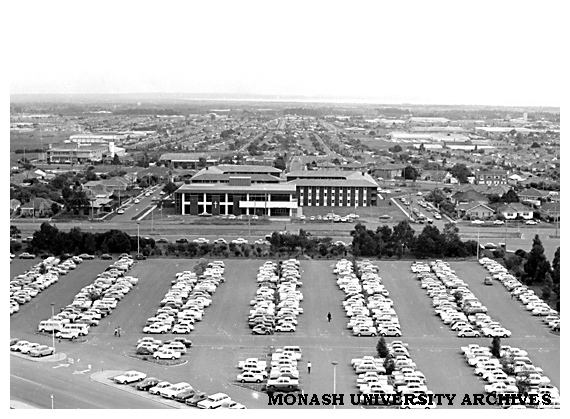 Aerial view of Mannix College