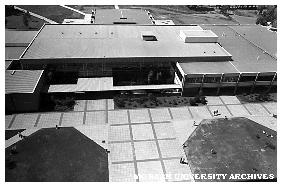 Union building and forum from the top of the Menzies building