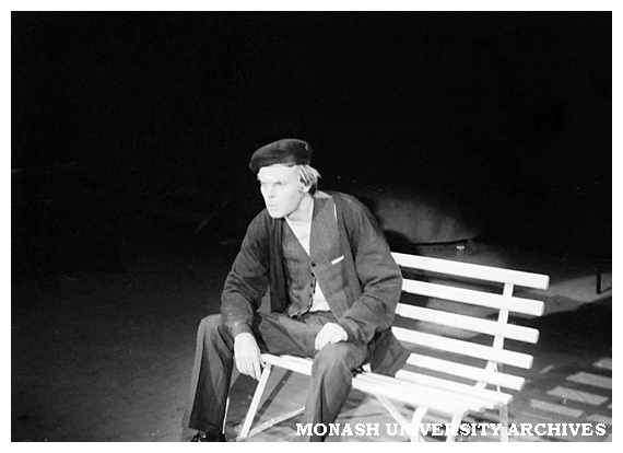 Justin Shortall in Monash Players performance