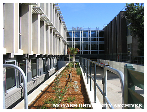 Garden bed beside Administration building 3a
