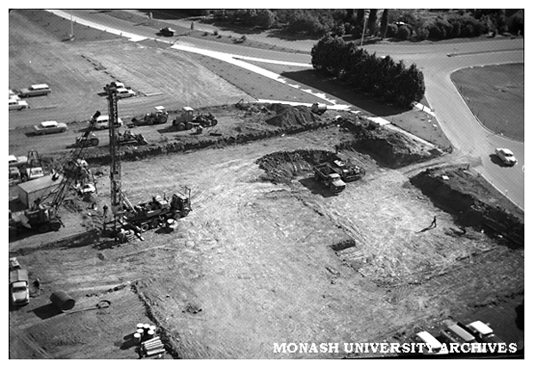 Law building construction site