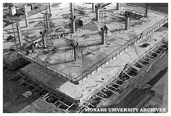 Law building under construction