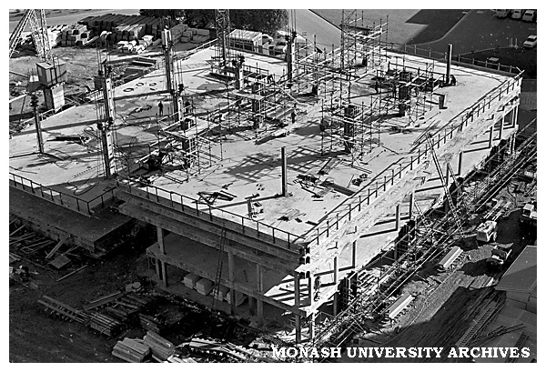 Law building under construction