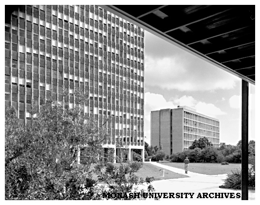 Menzies building with Physiology building at right