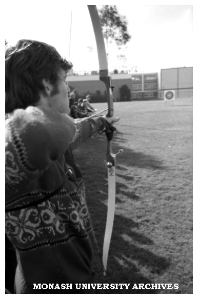 Archery demonstration during Open Day