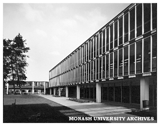 Hargrave Library with Mechanical Engineering in background