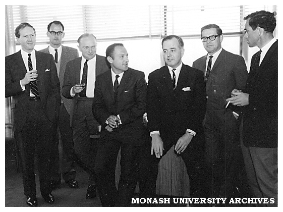 Faculty of Medicine professors in the office of Prof. Rod Andrew, Dean of Medicine