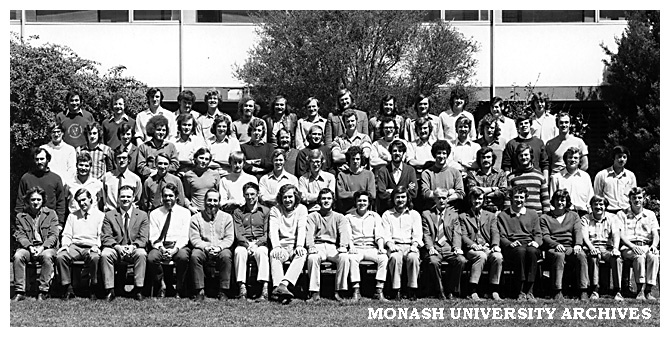 Civil Engineering 4th year students and staff 1972