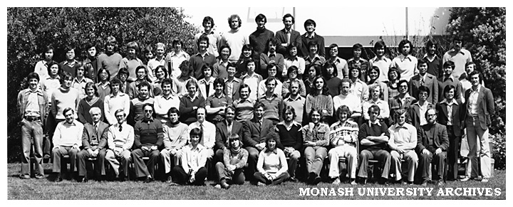 Civil Engineering 4th year students and staff 1978