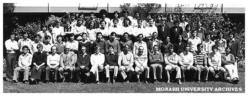 Civil Engineering 4th year students and staff 1979