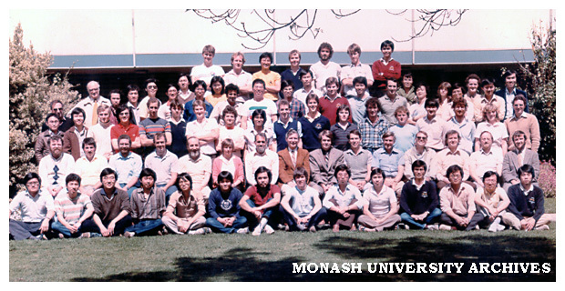 Civil Engineering 4th year students and staff 1984