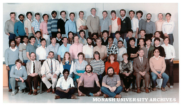 Civil Engineering staff and postgraduate students 1987