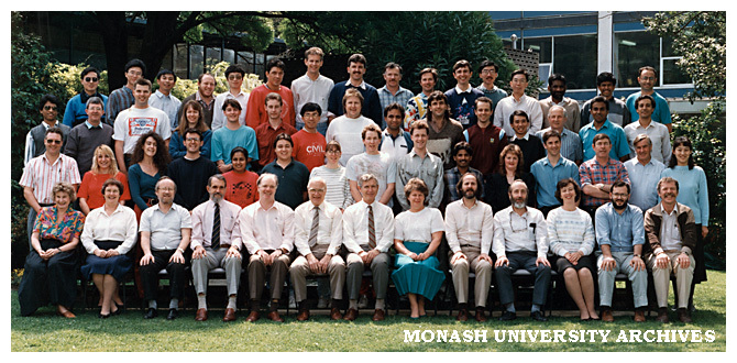 Civil Engineering staff and postgraduate students 1991