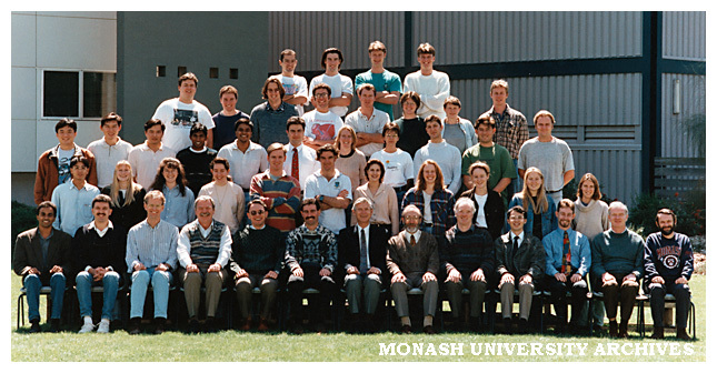 Civil Engineering 4th year students and staff 1995
