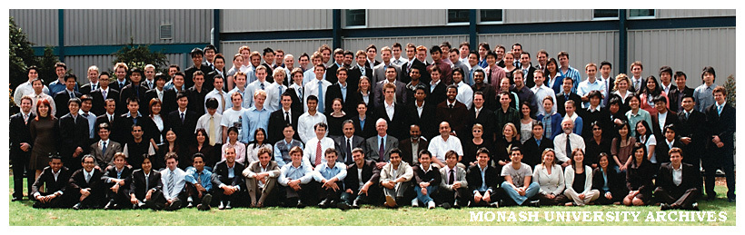 Civil Engineering 4th year students and staff 2007