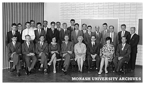 Engineering Faculty staff and students 1962