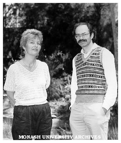Doctors Helga Kuhse and Peter Singer of the Centre for Human Bioethics