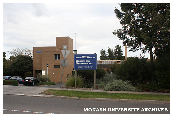 Roberts Hall, student residence at Clayton campus