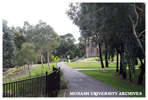 Grounds near Monash Science Centre and lake, Clayton campus