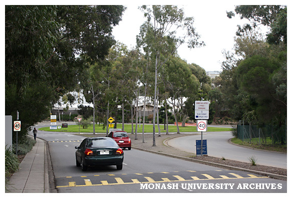 North-east roundabout, Clayton campus
