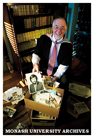 Dr Richard Cashman, one of the first two students to graduate in 1963