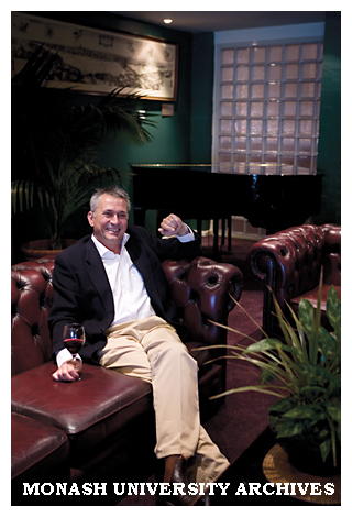 Professor Rob Willis, Academic Director of Caulfield and Clayton campuses, in the Monash University Club