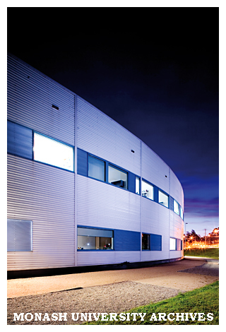 Australian Synchrotron Centre at dusk