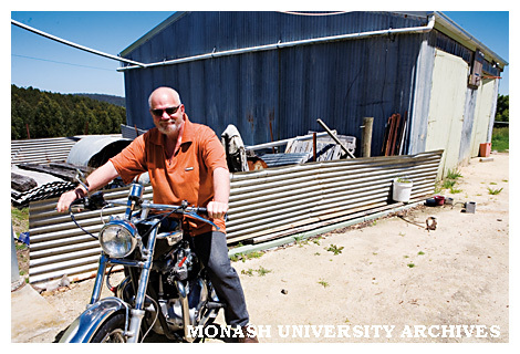 Dr Arthur Veno, Research Fellow in the School of Political and Social Inquiry, and author of 'The Brotherhoods: Inside the Outlaw Motorcycle Clubs'