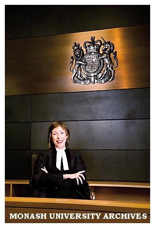 Chief Justice Marilyn Warren, Monash alumna and squash champion