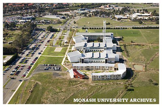 Aerial view of Monash University Berwick campus