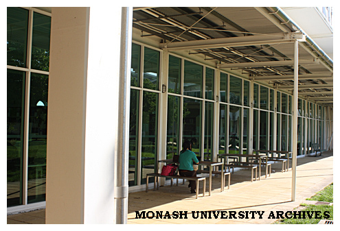 Outside library at Berwick campus