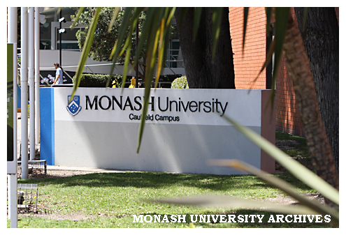 Entrance to Monash University, Caulfield campus