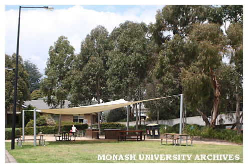 Barbecue area at Peninsula campus