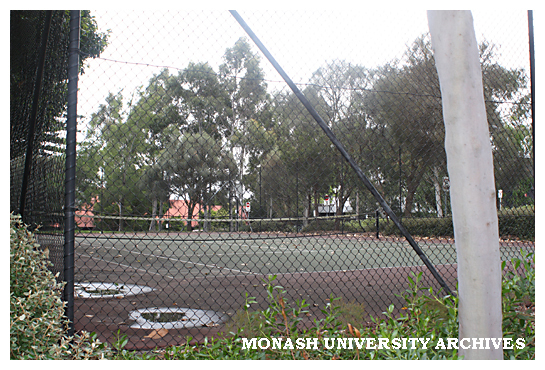 Tennis courts at Peninsula campus