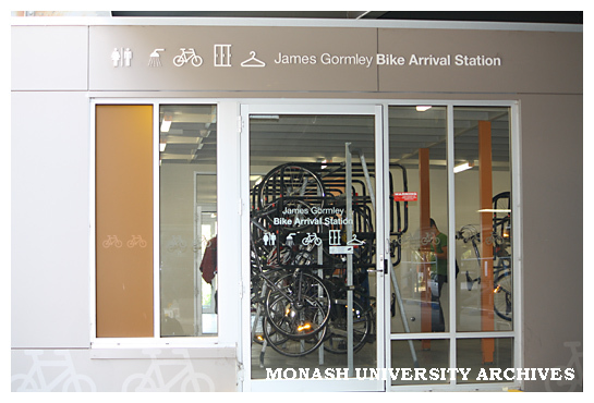 James Gormley Bike Arrival Station, Clayton campus.