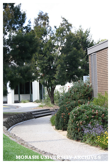 Footpath behind Religious Centre, Clayton campus
