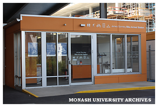 James Gormley Bike Arrival Station, Clayton campus