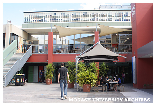 North entrance to Campus Centre, Clayton campus