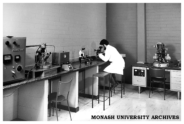 Optical microscopy laboratory in Building 36