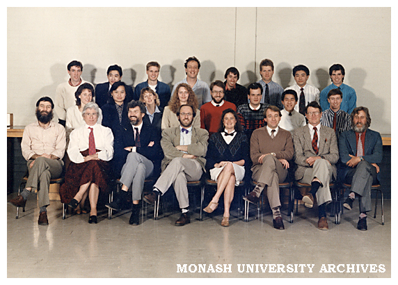 Materials Engineering staff and 4th year students.