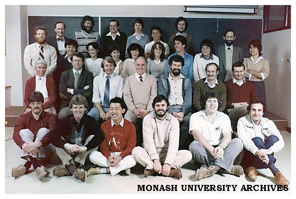 Materials Engineering staff and 4th year students.