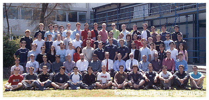 Mechanical Engineering staff and final year students