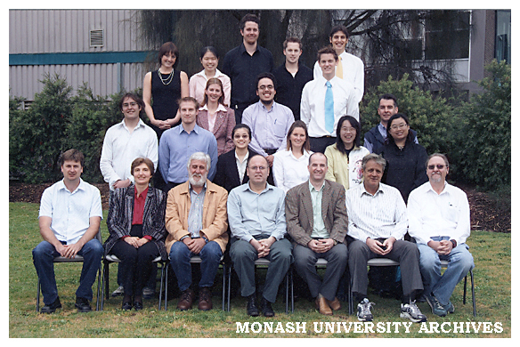Materials Engineering staff and final year students.