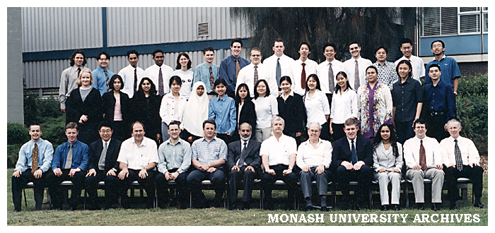 Chemical Engineering staff and final year students