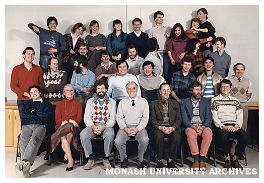 Materials Engineering staff and fourth year students