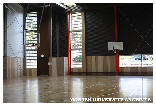 Basketball courts at Activity and Recreation Centre, Peninsula campus