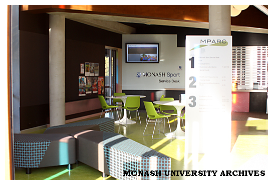 Interior of Activity and Recreation Centre, Peninsula campus