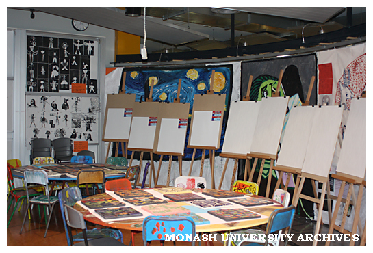 Art room in Faculty of Education, Peninsula campus